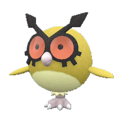Hoothoot shiny